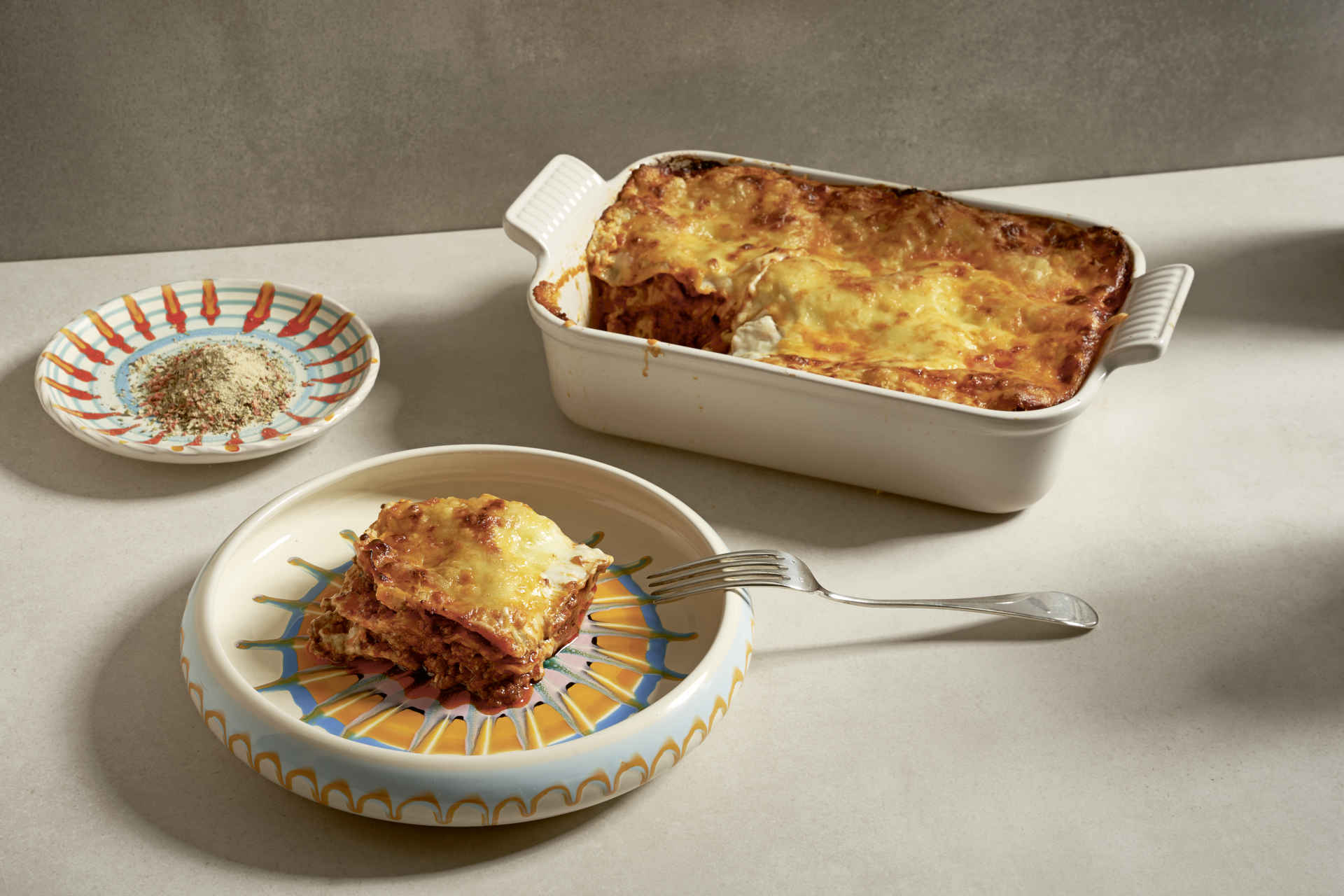 Garfield-Lasagne Bolognese von Ankerkraut © Ingolf Hatz