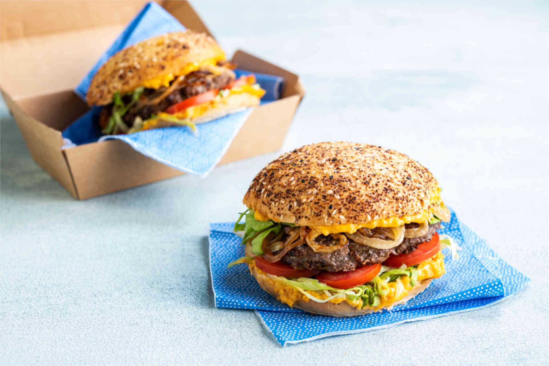 Onion Burger Bun © Vandemoortele