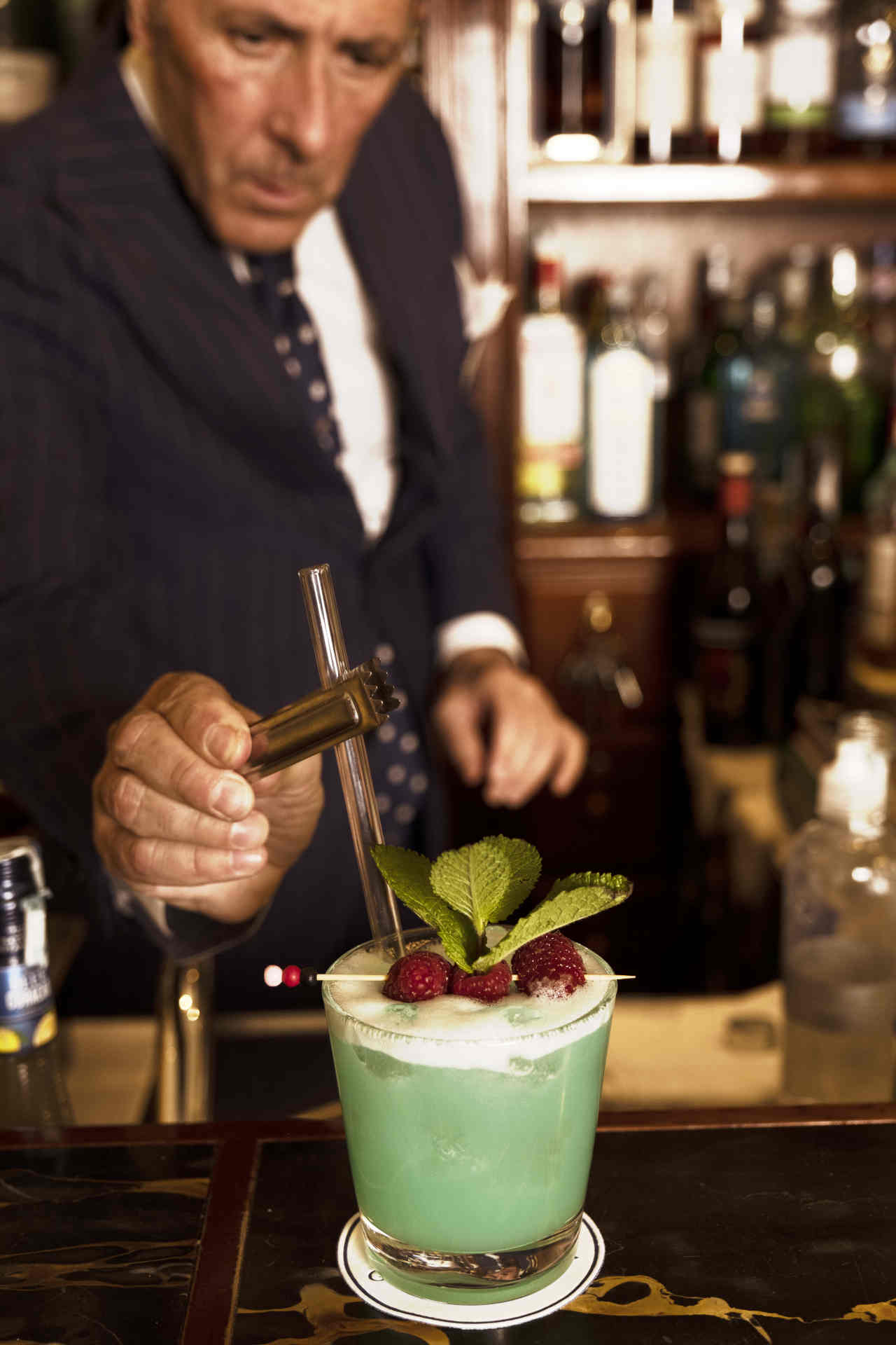 Beppe Loi und Cocktail, Foto beigestellt