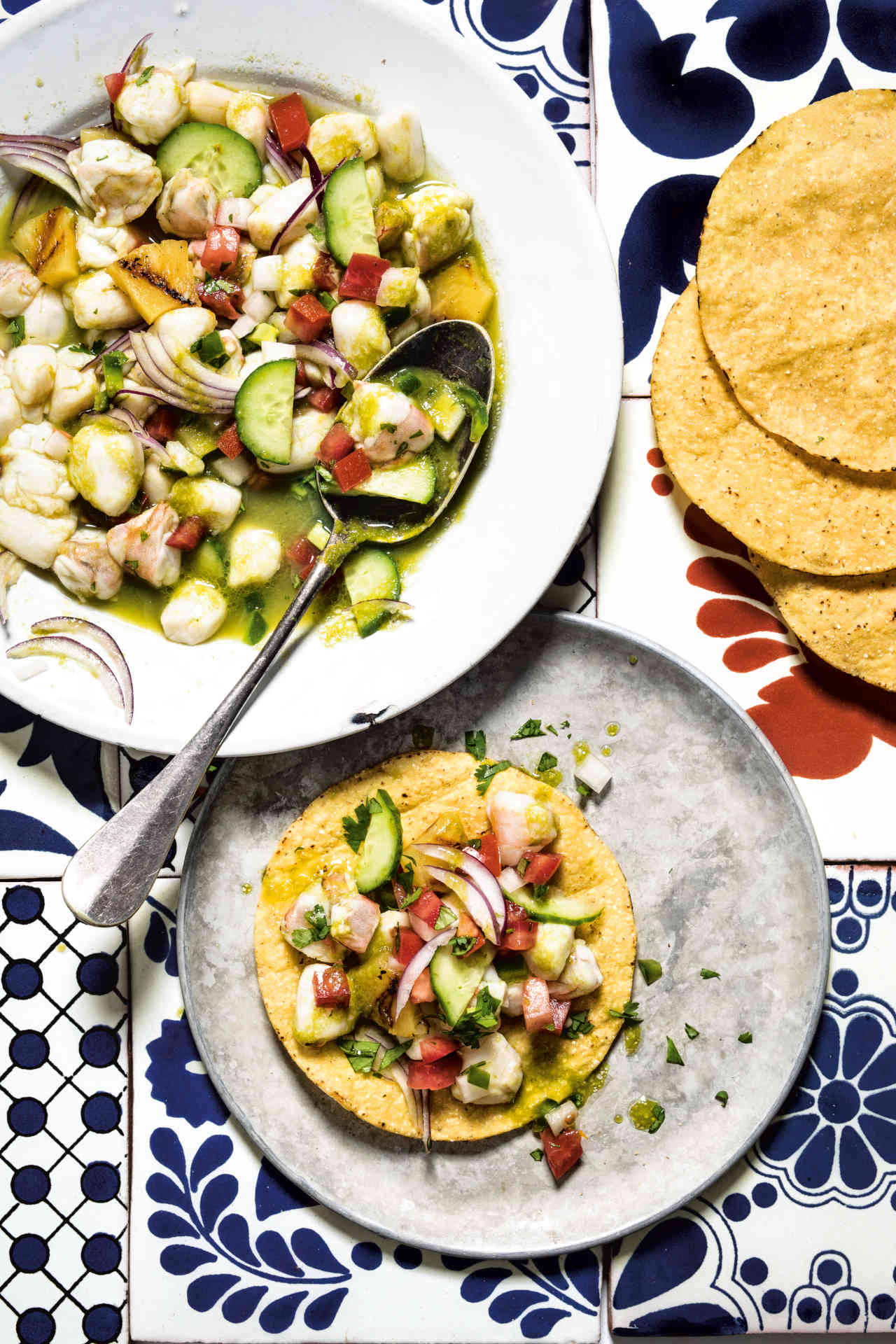 Ceviche with prawns © EMF / Ed Anderson