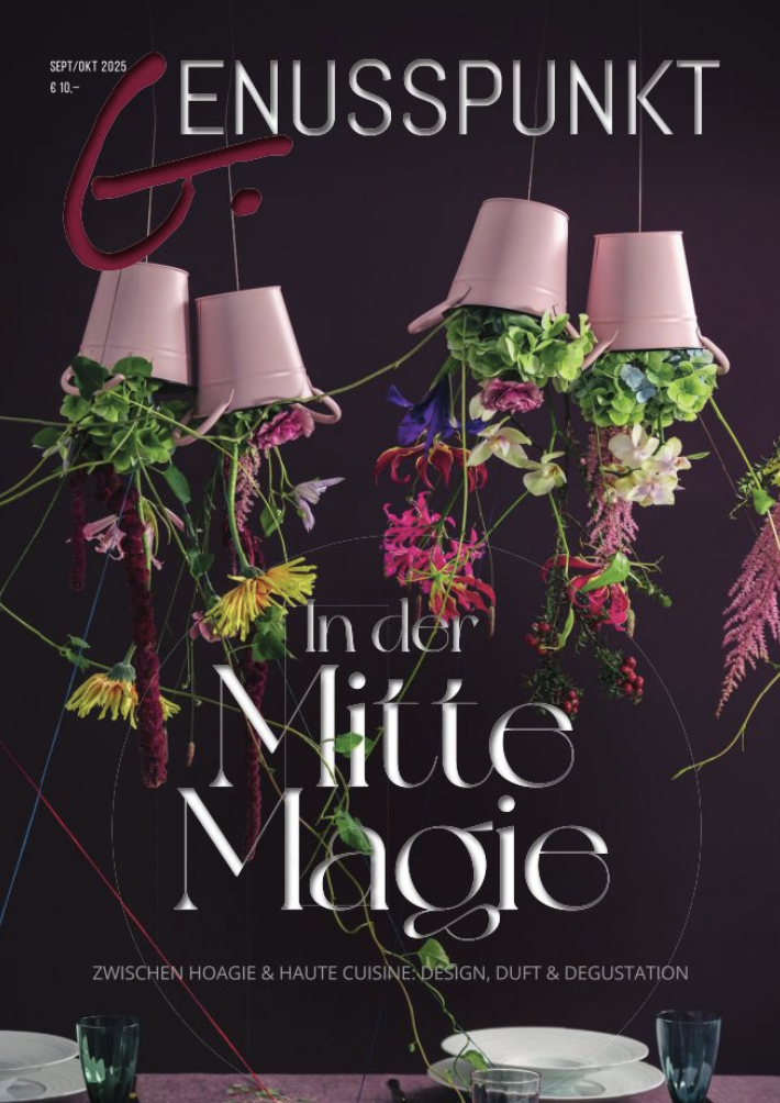 Cover Genusspunkt 02/2025 – In der Mitte Magie