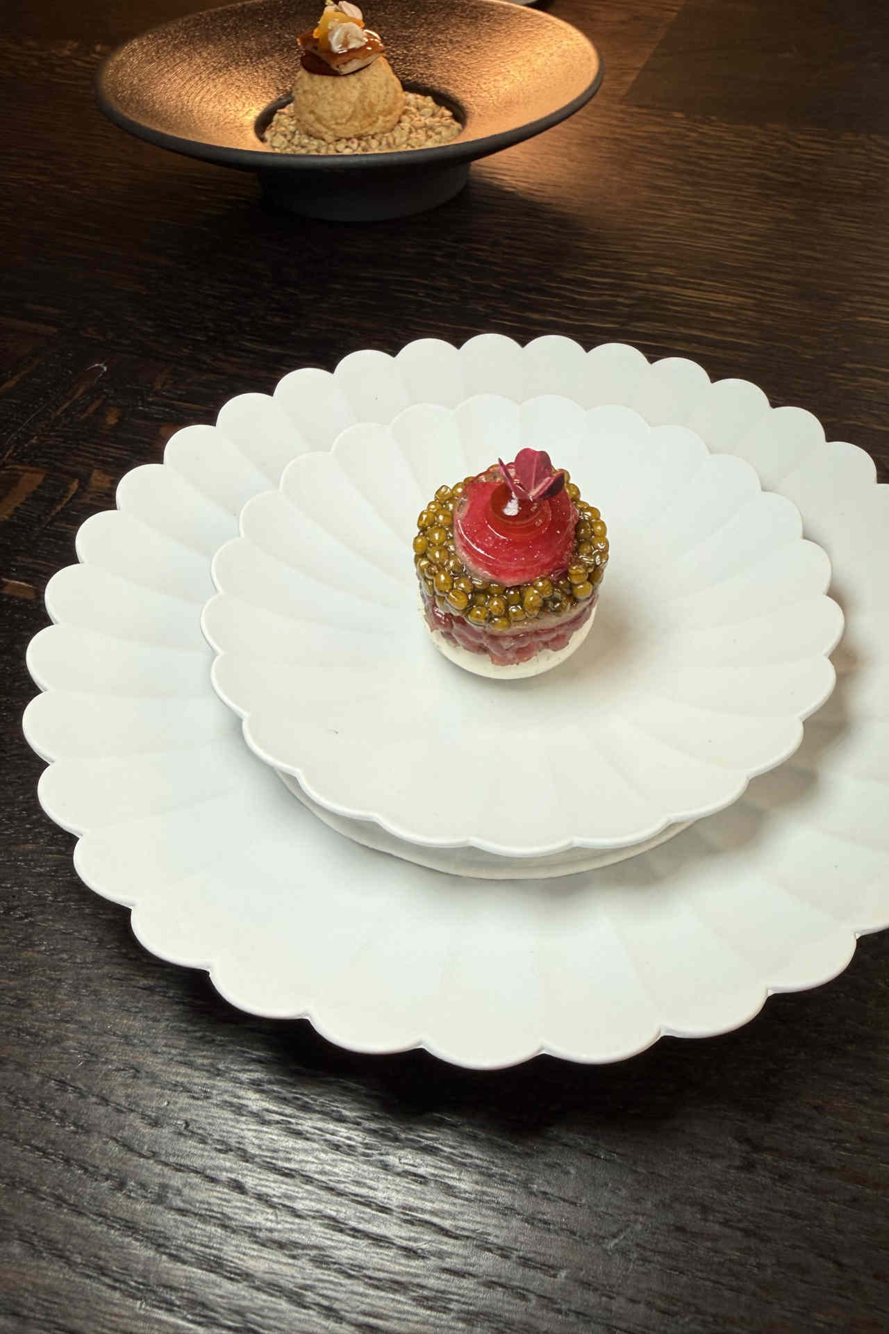 Dashi Macaron – Otoro – Kaviar © Genusspunkt