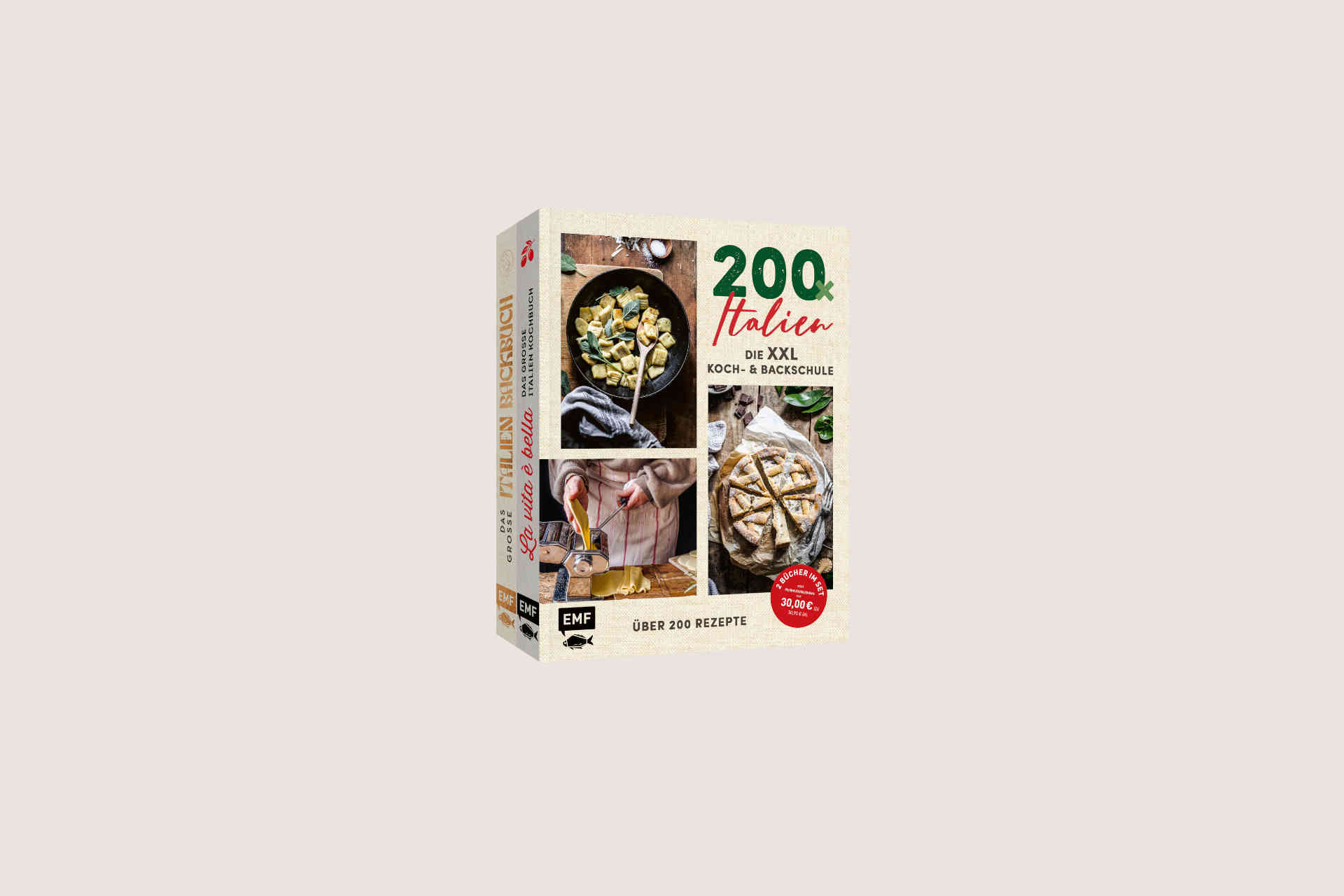 Twice as good - 2 books in a set: over 200 recipes and reports from South Tyrol to Sicily © EMF/Klara&Ida